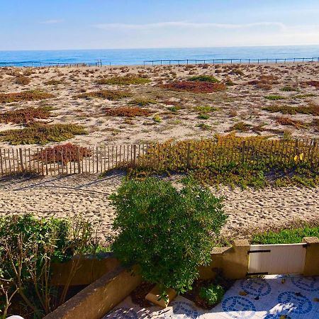 Villa Sur Le Sable Vue Mer Panoramique Piscine Clim Wifi Le Barcarès Extérieur photo