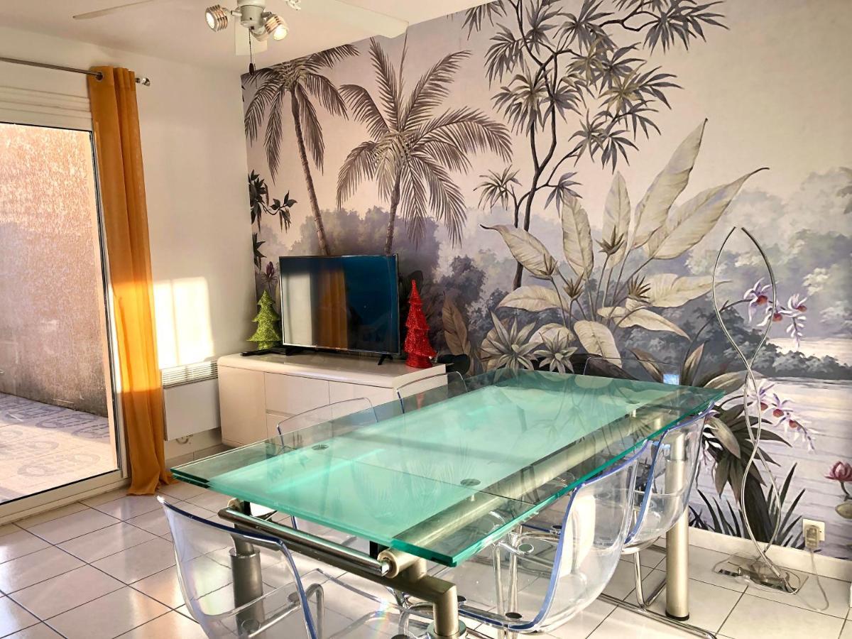 Villa Sur Le Sable Vue Mer Panoramique Piscine Clim Wifi Le Barcarès Extérieur photo
